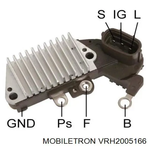 VR-H2005-166 Mobiletron regulador de rele del generador (rele de carga)