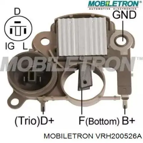 VR-H2005-26A Mobiletron regulador de rele del generador (rele de carga)