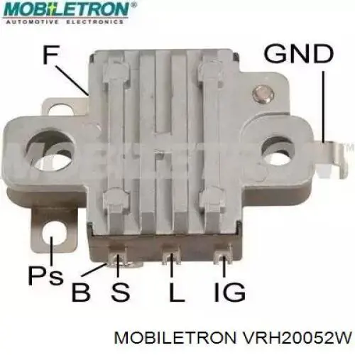 Comprar VRH20052W Mobiletron Regulador del alternador