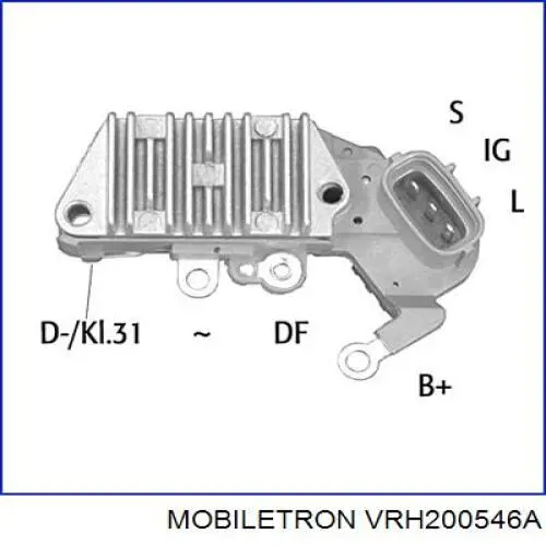 Comprar VRH200546A Mobiletron Regulador del alternador
