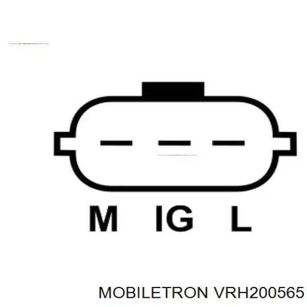 VRH200565 Mobiletron regulador del alternador