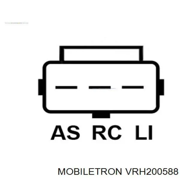 Comprar VRH200588 Mobiletron Regulador del alternador