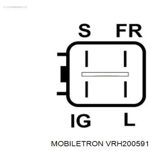 VRH200591 Mobiletron regulador del alternador