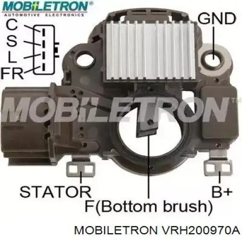 Comprar VRH200970A Mobiletron Regulador del alternador