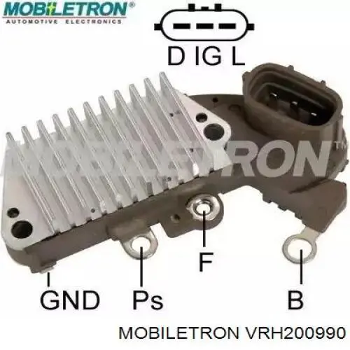 Comprar VRH200990 Mobiletron Regulador del alternador