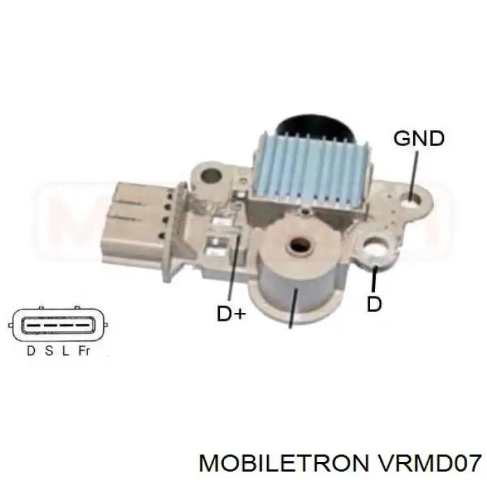 VRMD07 Mobiletron regulador del alternador