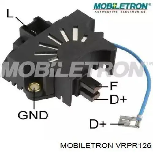 VRPR126 Mobiletron regulador del alternador