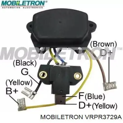 VRPR3729A Mobiletron regulador del alternador