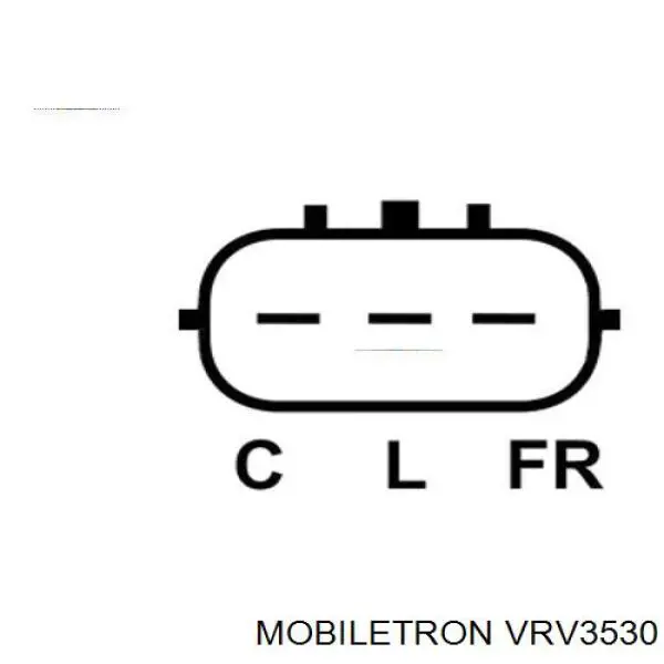 VRV3530 Mobiletron regulador del alternador