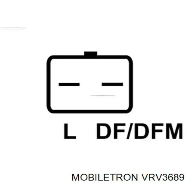 VRV3689 Mobiletron regulador del alternador