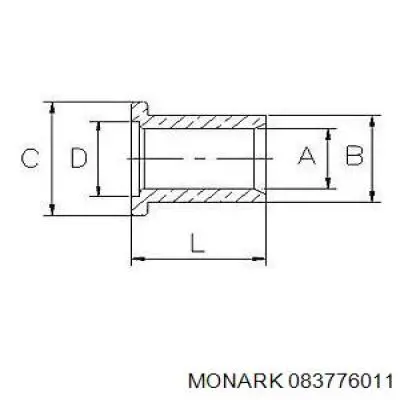 82305274 Fiat/Alfa/Lancia casquillo de arrancador