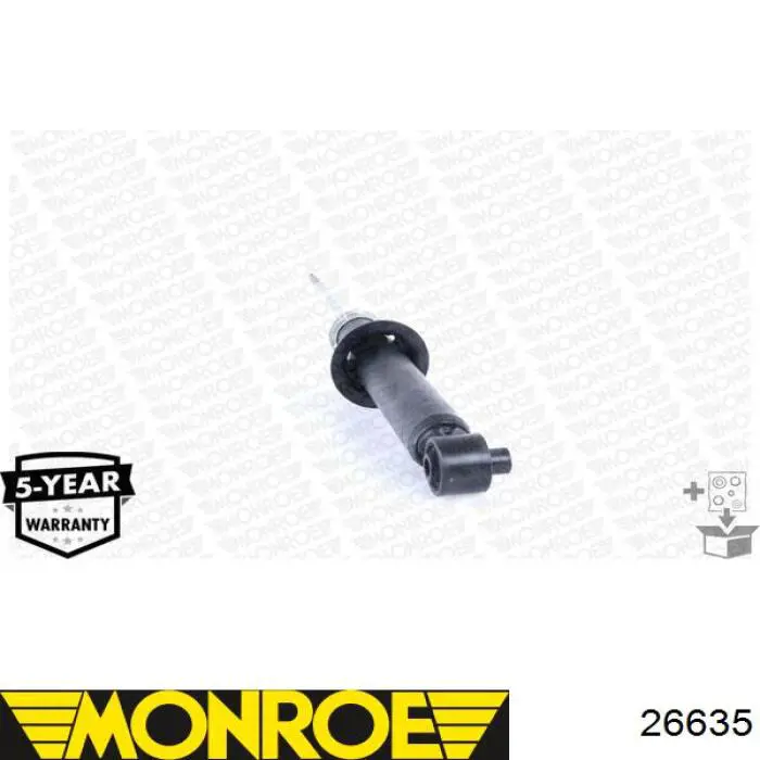 Amortiguador trasero 32650F Boge