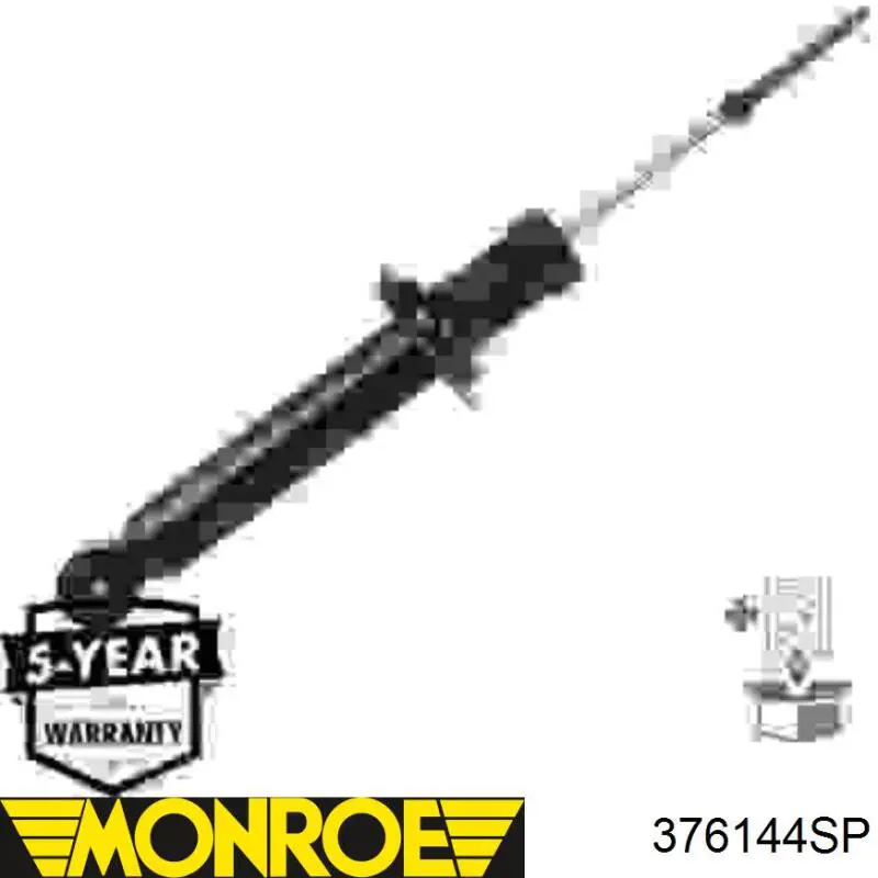 Amortiguador trasero 312200 Sachs