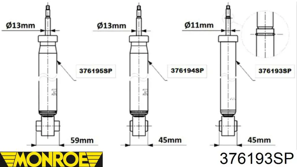 Comprar 5Q0513049HM VAG Amortiguador trasero