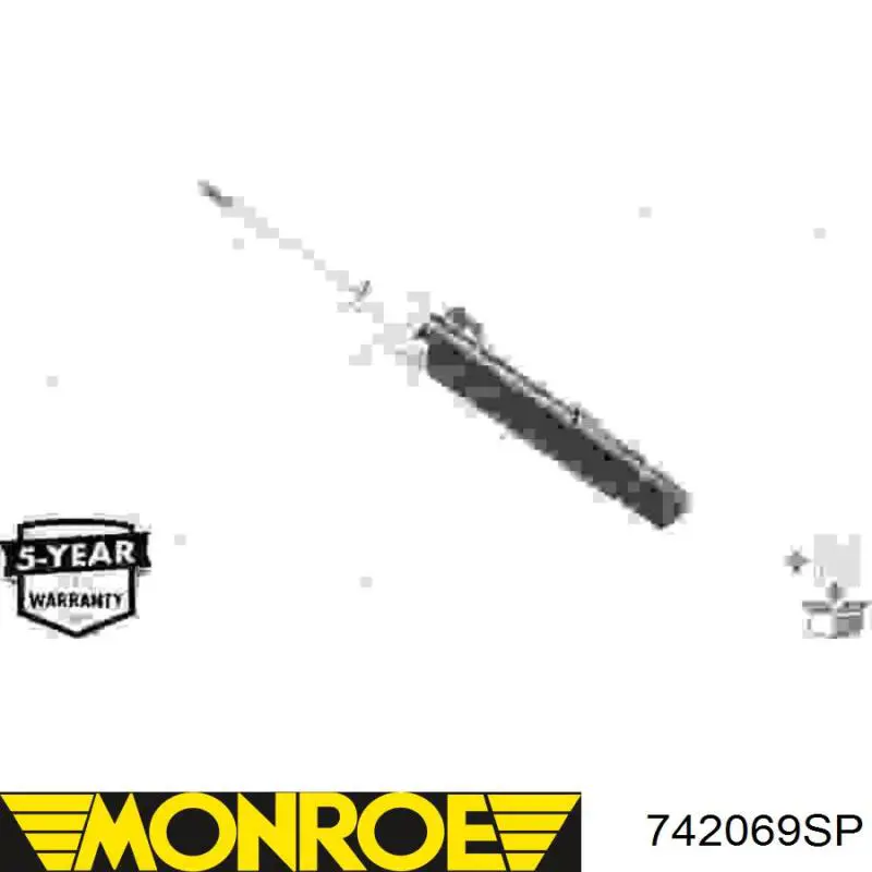 Amortiguador delantero derecho Monroe 742069SP precio, desde 68,24 EUR