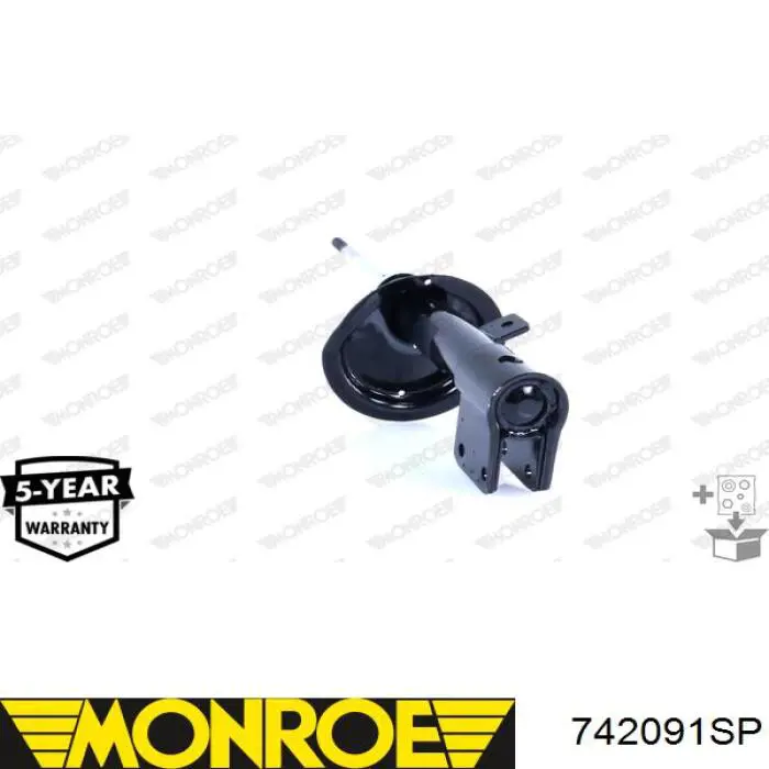 Amortiguador delantero derecho 5202HL Peugeot/Citroen