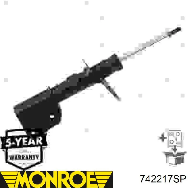 Amortiguador RS313802 Raiso