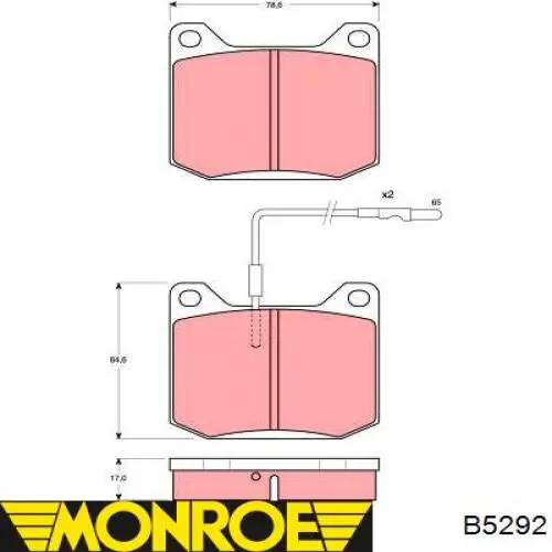 Amortiguador B5292 Monroe
