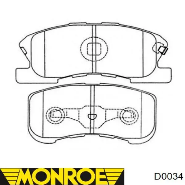 D0034 Monroe amortiguador delantero derecho