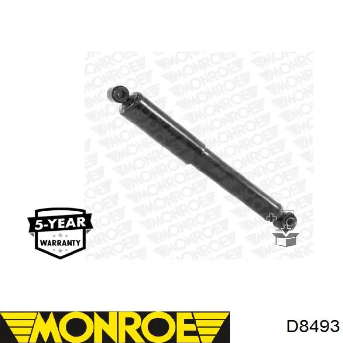 D8493 Monroe amortiguador trasero