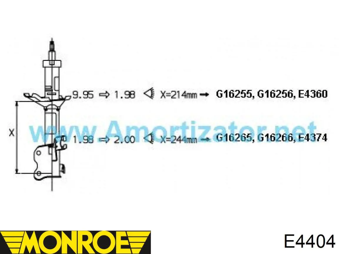 Amortiguador strut delantero Peugeot 309 1 (10C, 10A)