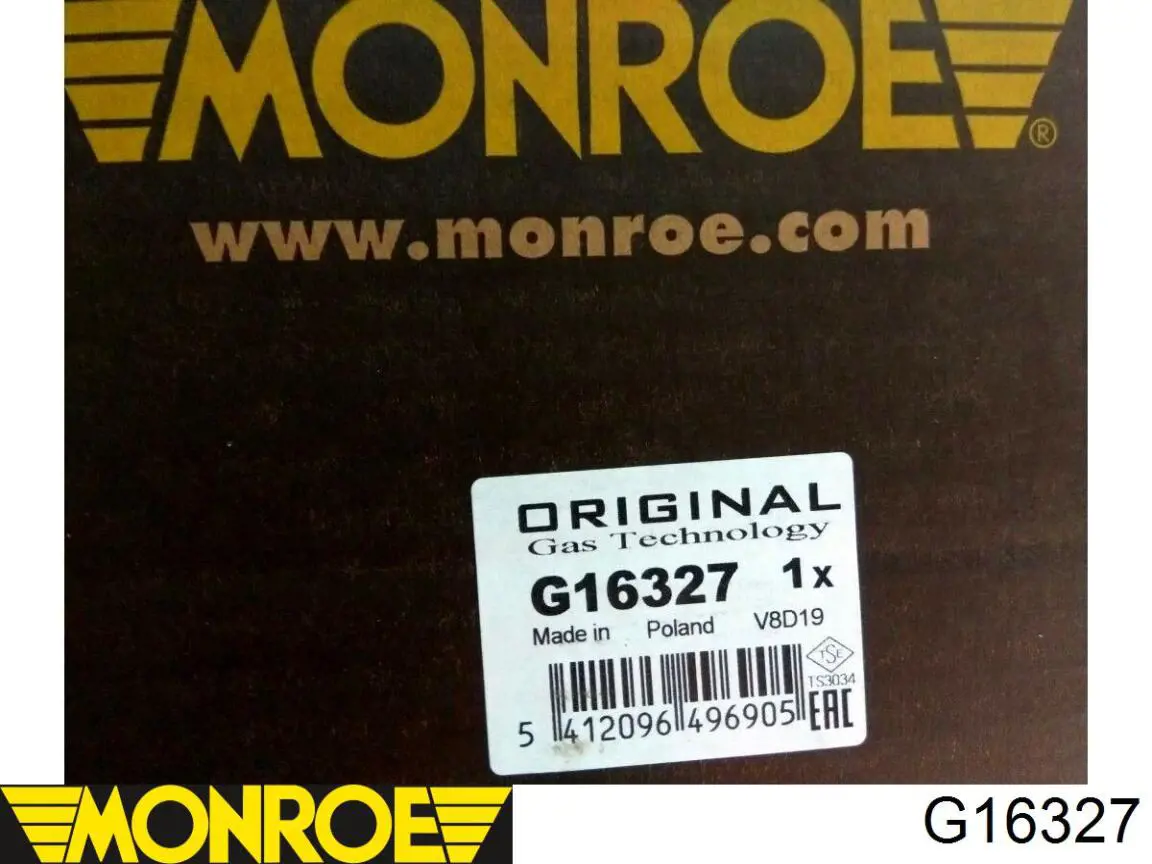 G16327 Monroe Amortiguador eje delantero derecha