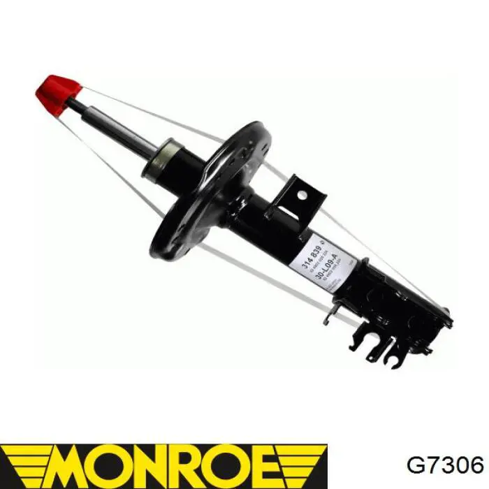 Amortiguador delantero izquierdo SAB801331 Open Parts
