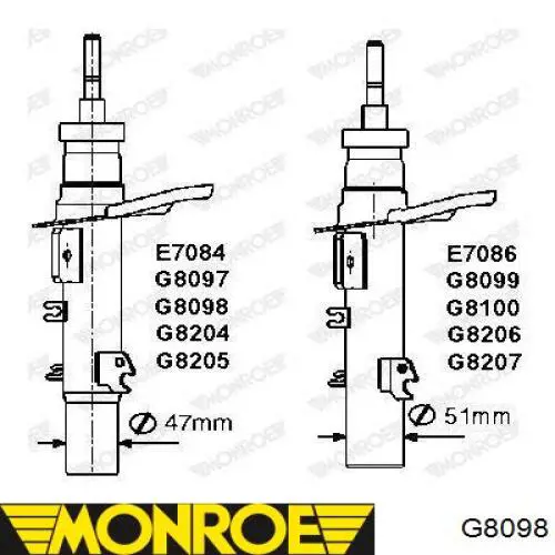 Amortiguador delantero izquierdo Al-ko 302975 precio, desde 66,79 EUR