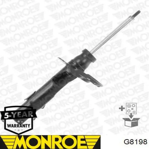 G8198 Monroe amortiguador delantero derecho