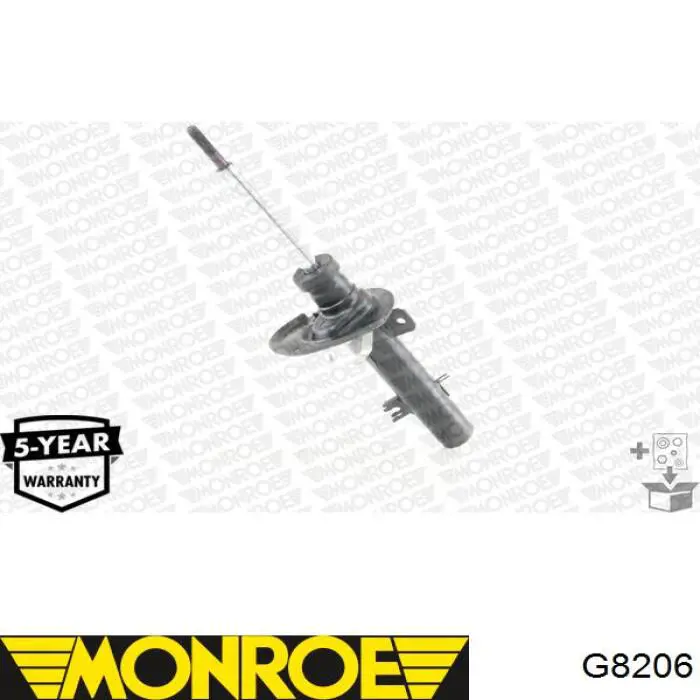 Amortiguador delantero derecho Peugeot/Citroen 1635530880 precio, desde 65,34 EUR