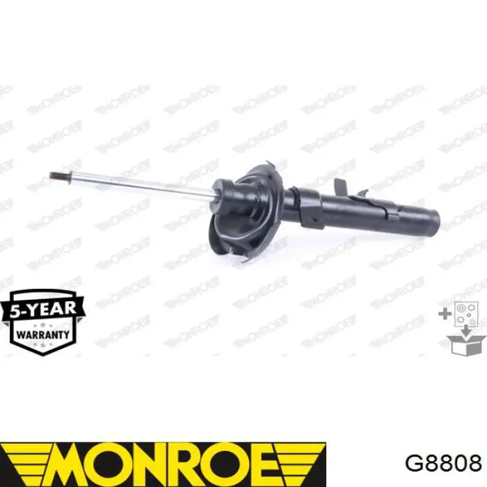 Amortiguador delantero izquierdo RS242907 Raiso