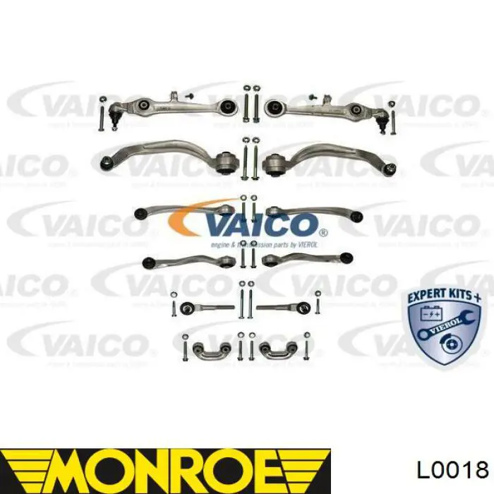 Kit de brazo de suspensión delantera Monroe L0018 precio, desde 287,85 EUR