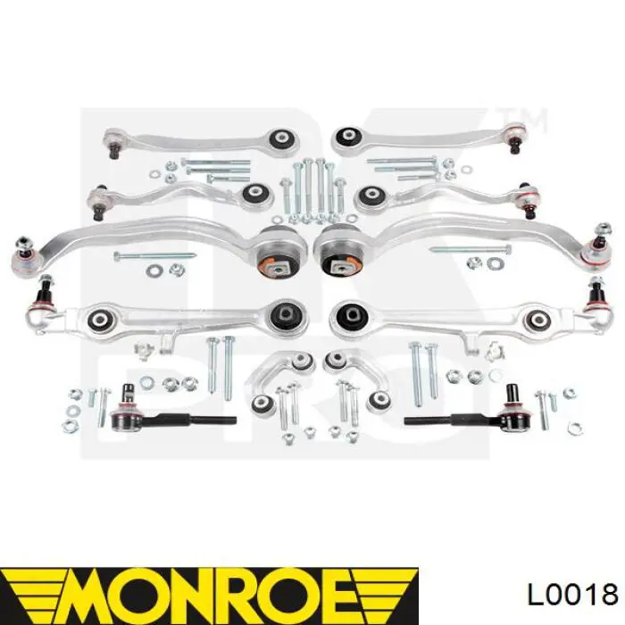 L0018 Monroe kit de brazo de suspension delantera
