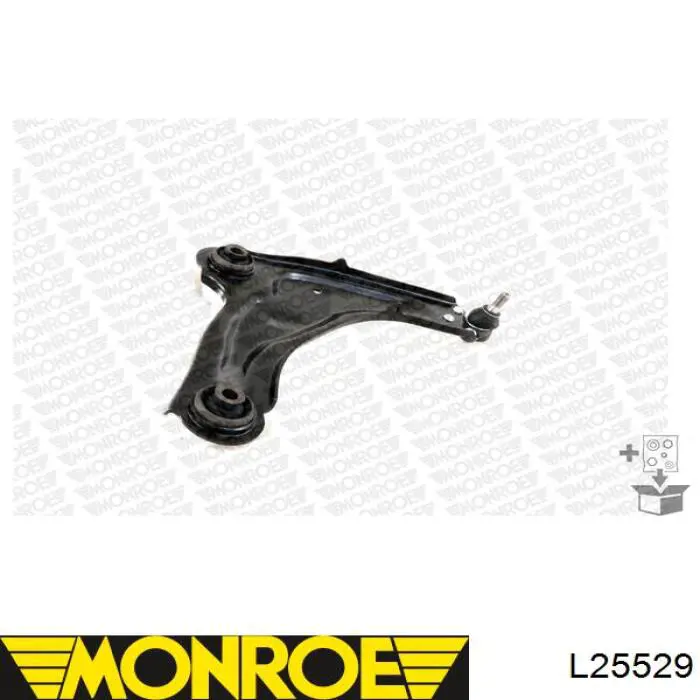 Brazo inferior derecho de la suspensión delantera 3671700 Starline