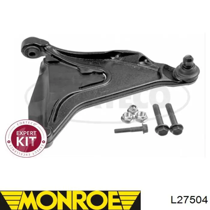 Brazo inferior izquierdo de la suspensión delantera L27504 Monroe