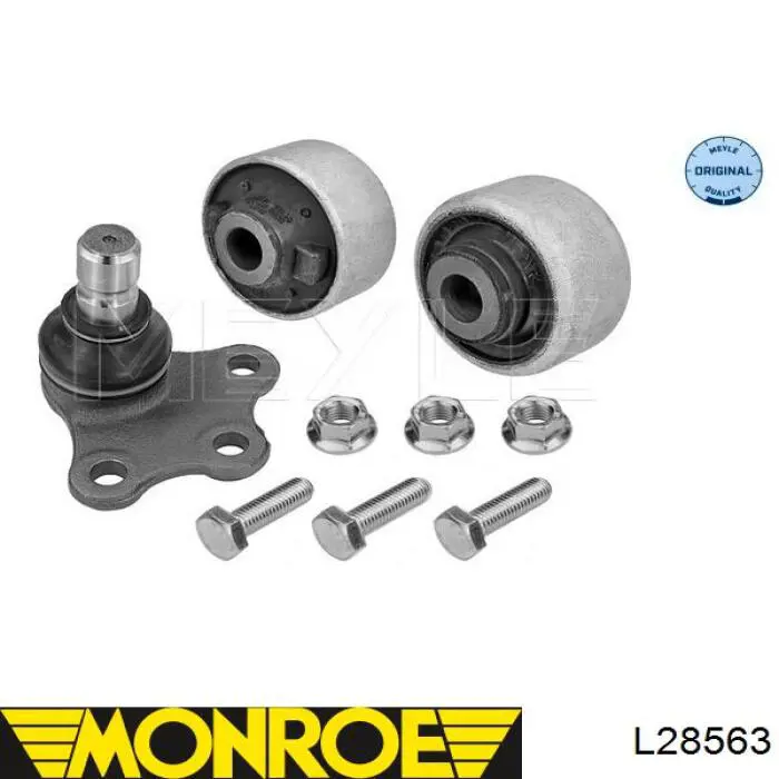 L28563 Monroe barra oscilante, suspensión de ruedas delantera, inferior derecha