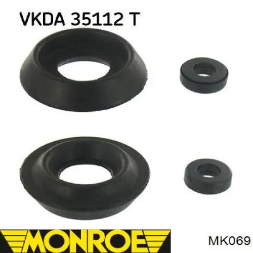Soporte del amortiguador delantero Monroe MK069
