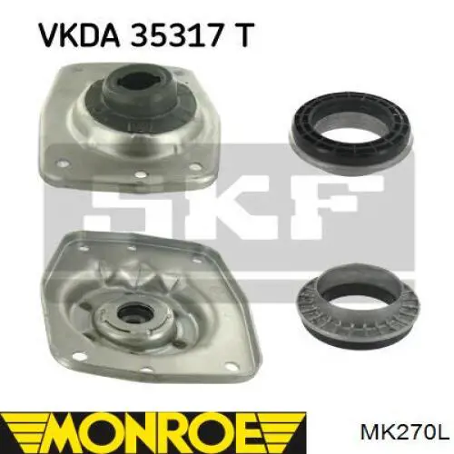 Soporte del amortiguador delantero izquierdo Peugeot/Citroen 503168 precio, desde 55,06 EUR