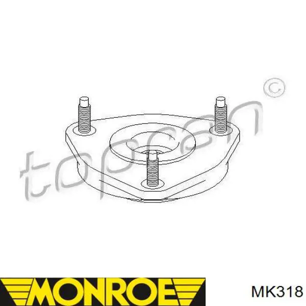 MK318 Monroe soporte amortiguador delantero