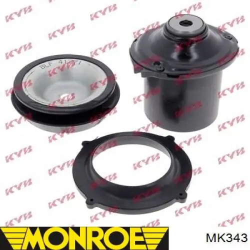 MK343 Monroe tope de amortiguador delantero, suspensión + fuelle