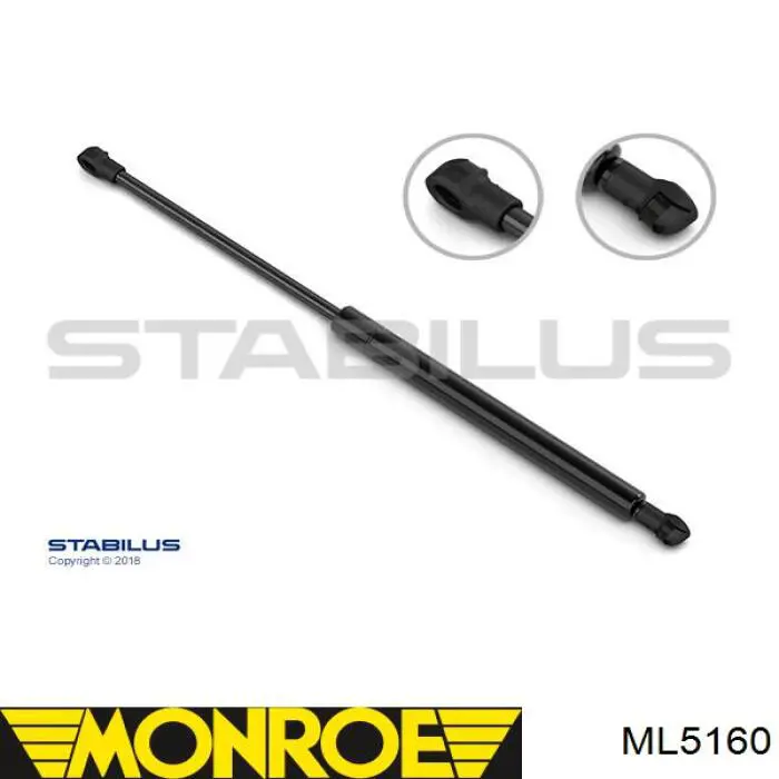 ML5160 Monroe amortiguador maletero