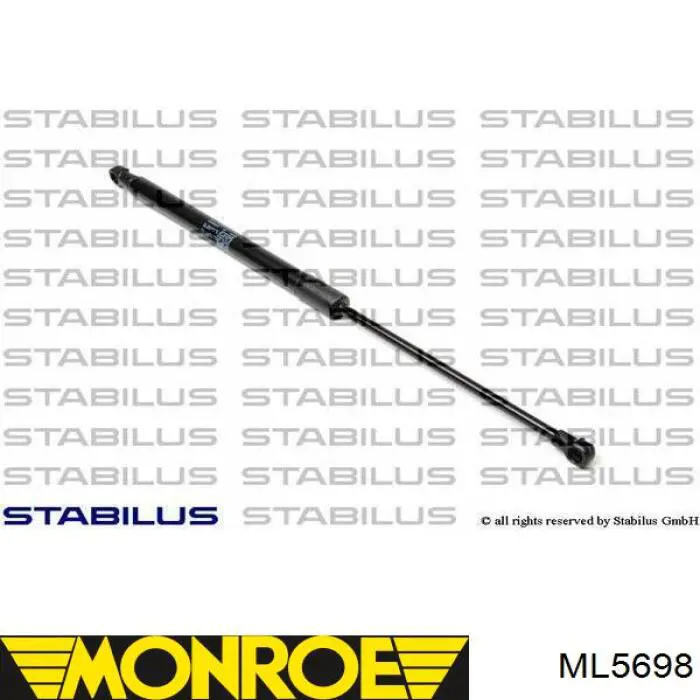 Comprar 60680087 Fiat/Alfa/Lancia Amortiguador de puerta trasera