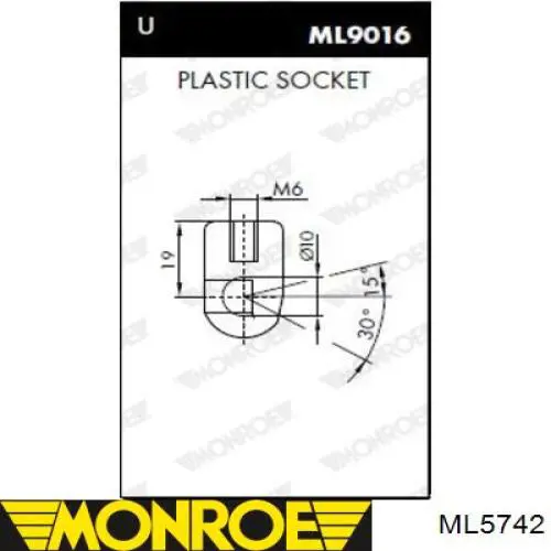 Amortiguador de maletero Monroe ML5742 precio, desde 10,61 EUR