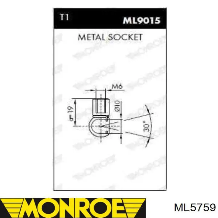 Comprar 127338 Akron Malo Amortiguador de puerta trasera
