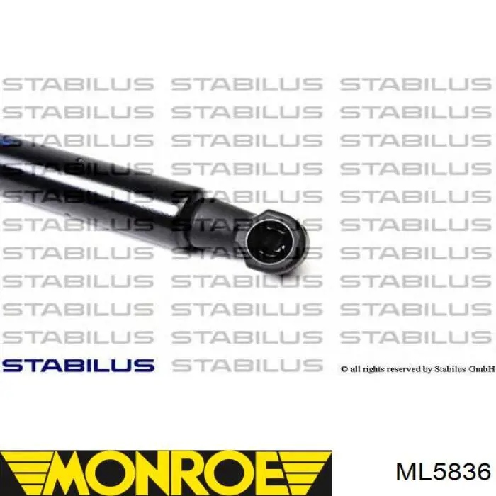 Amortiguador de maletero Monroe ML5836 precio, desde 11,46 EUR