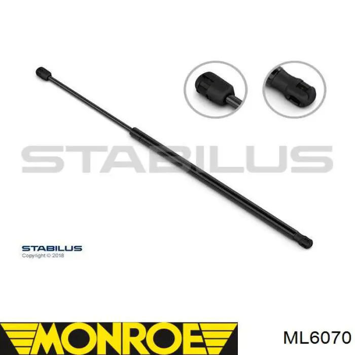 Amortiguador maletero ML6070 Monroe