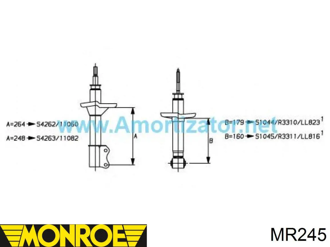 Amortiguadores posteriores Nissan Maxima (J30)