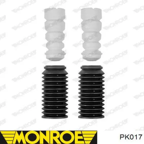 Tope de amortiguador trasero, suspensión + fuelle MONROE PK017