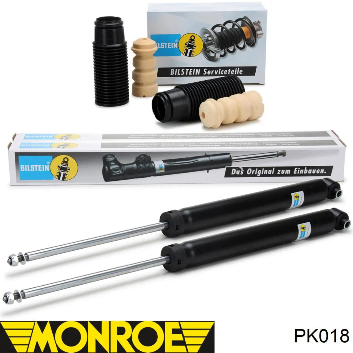 PK018 Monroe Guardapolvos amortiguador & topes de suspensión