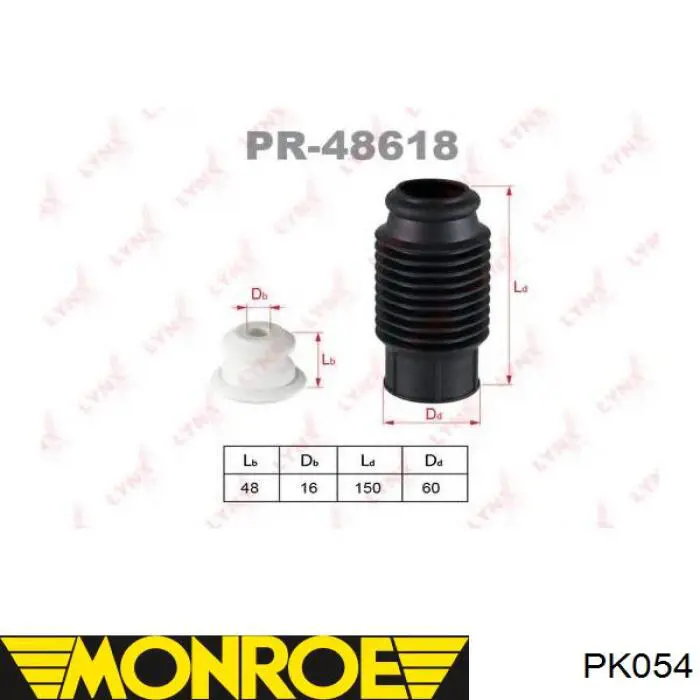 Tope de amortiguador delantero con guardapolvo Raiso RK00003 precio, desde 15,20 EUR